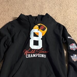 New Era Black World Series Champions Hoodie